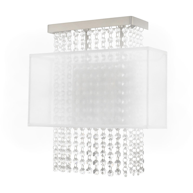 Haney Steel Flush Mounted Sconce