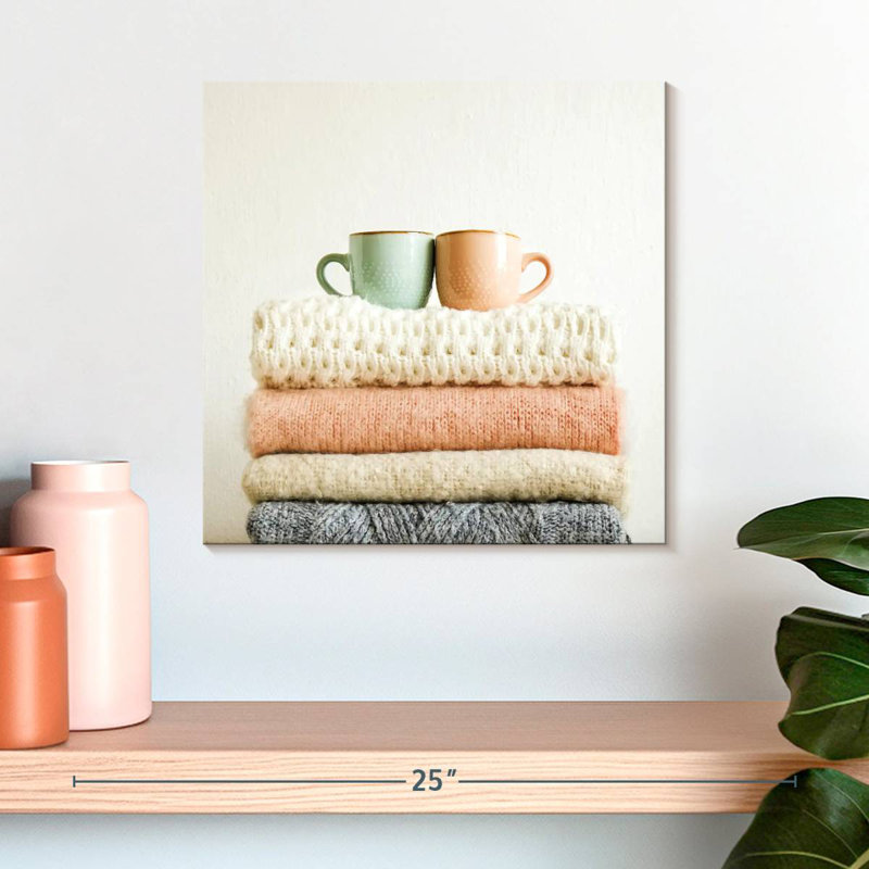 Café et tricot Senne, H 16 po x l 16 po