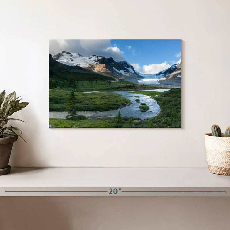 Athabasca Glacier, 8" H x 12" W