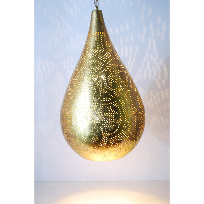 Macdonald 1 - Light Teardrop Pendant, Gold
