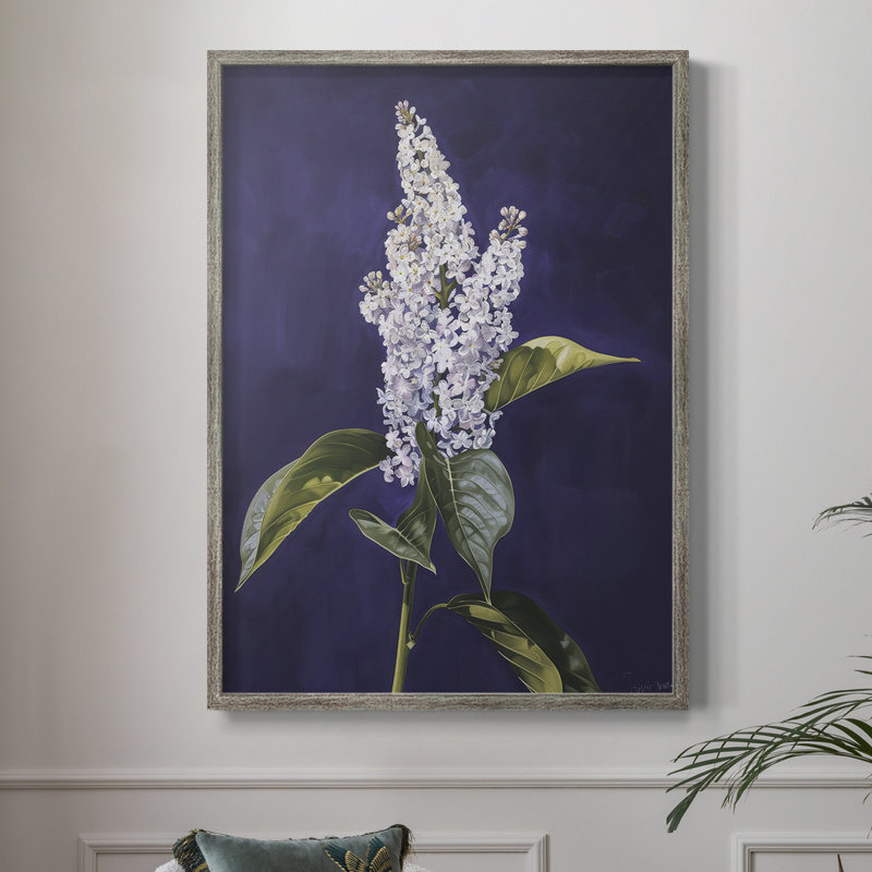 Reproduction encadrée FLORAL Series CCxxxi - bois massif, H 11 po x l 9 po