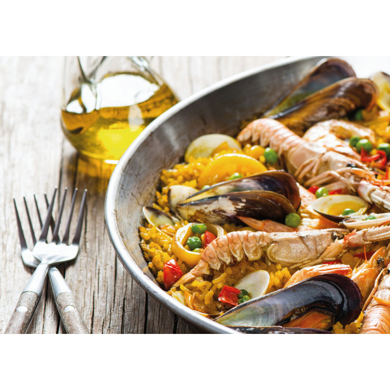 Verano Spanish Ceramics Vaello Duel Control Paella Gas Burner Set