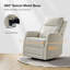 Fauteuil inclinable manuel oscillant pivotant moderne Caleya-1786358507