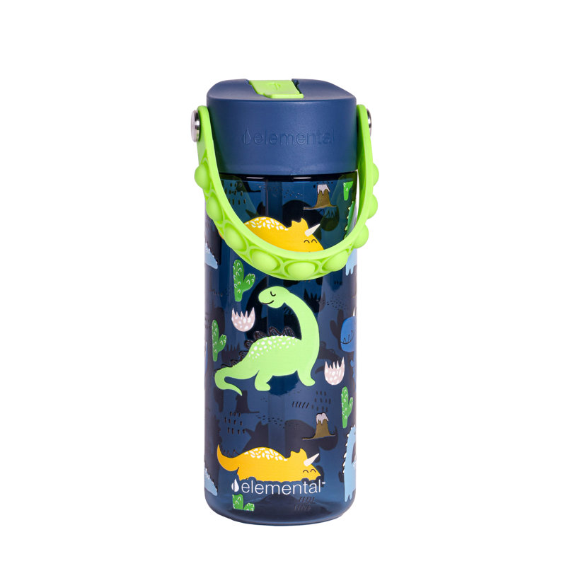 Elemental® Splash Pop 18-Oz. Tritan Water Bottle (Dinosaur Navy)