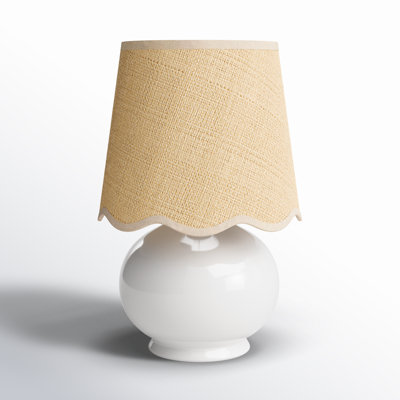 Momsen Coloured Scallop Shade Lamp