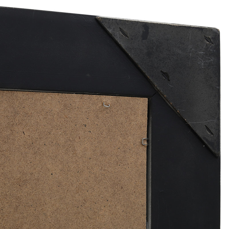 Mulder Wood Flat Wall Mirror, 120 cm H x 60 cm W, Silver