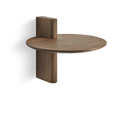 Sidekick Circle Solid Wood Floating Shelf