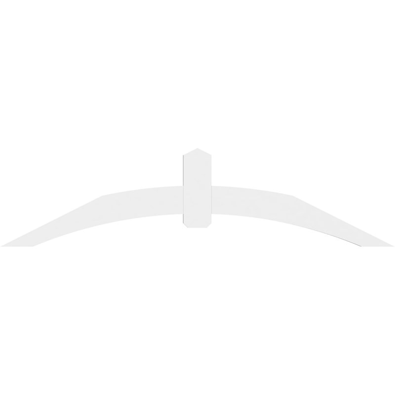 Support pour pignon en PVC Archdale, H 21 po x l 84 po (pas: 6/12), P 2 po x F 6 po