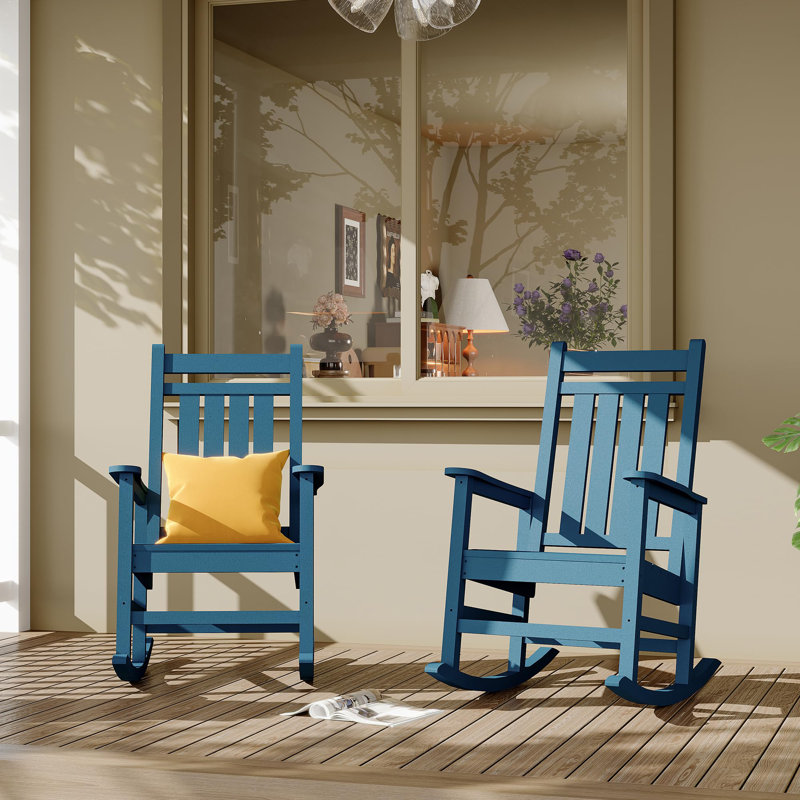 Outdoor Adirondack Chair, Blue