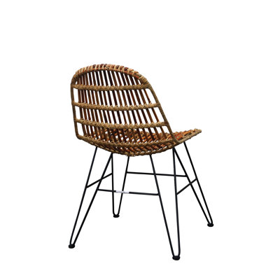 Padmini Patio Dining Side Chair with Cushion
