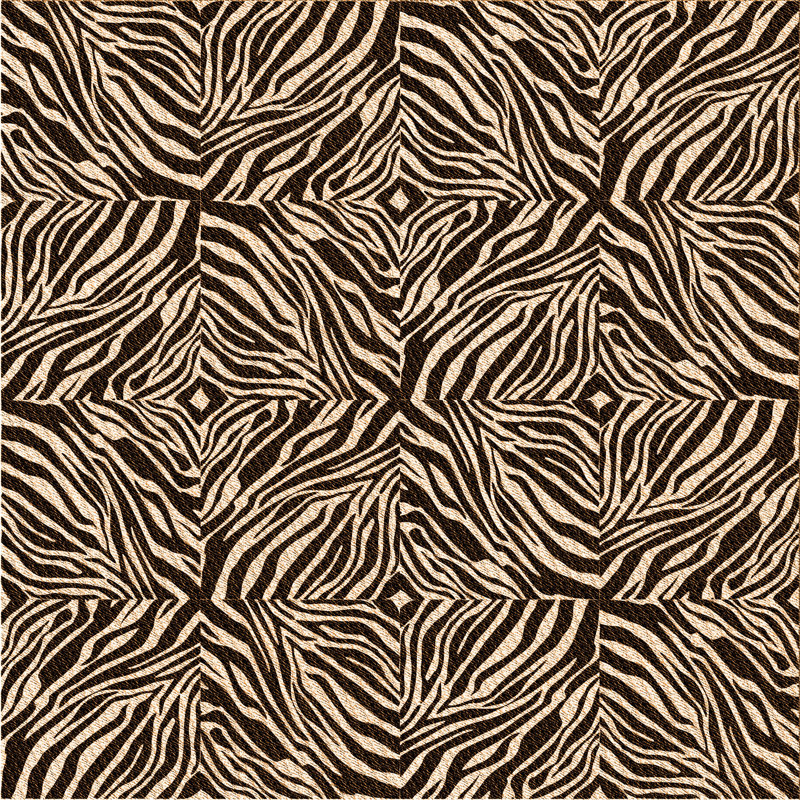 Animal Print Indoor Rug, Square 7'