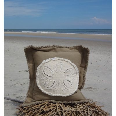 Cotton Reversible Throw Pillow