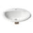 Alfi Brand 17.5'' White Porcelain Oval Bathroom Sink with Overflow