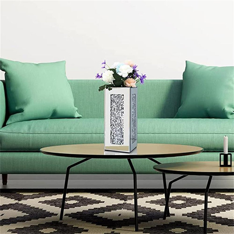 Table Vase, 14" H x 6" W x 6" D