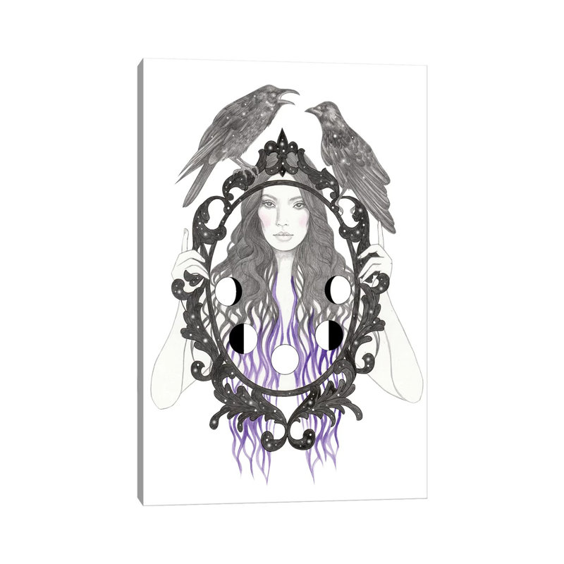 Magic Mirror by Andrea Hrnjak - Wrapped Canvas Print, 20.32 cm H x 30.48 cm W