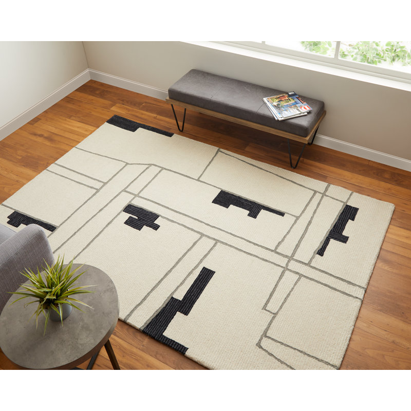 Gossner Hand Tufted Area Rug, Rectangle 12' x 15'