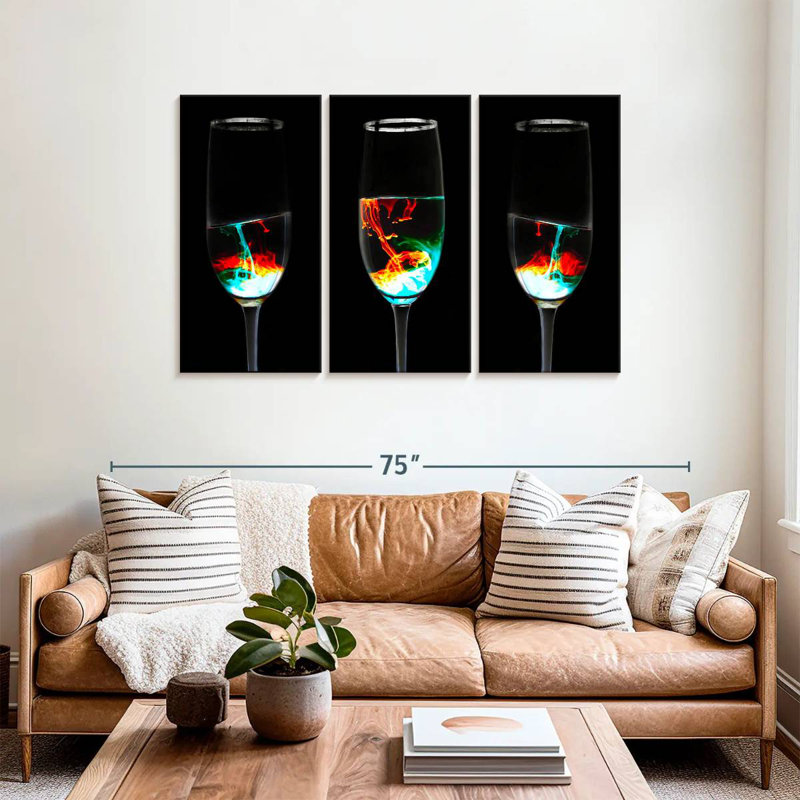 Yarlin Glowing Drinks, 36" H x 57" W