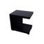 Table d'appoint Canyon 18 po, aucun assemblage requis, finition clou de girofle, chêne massif et placages, l P 24 po H, table de rangement rustique 18 po, chaise haute