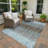 Machine Washable Indoor/Outdoor Chantille ACN2404 Geometric Rug-273995875