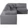 Canapé modulaire de coin modulaire réversible de 119 po de largeur Burrows