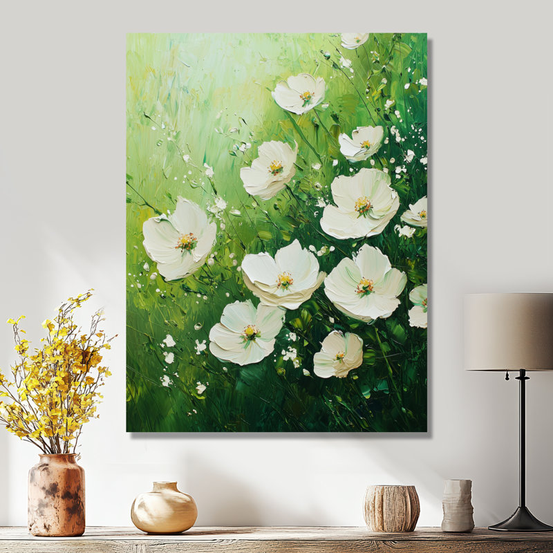 Batterson - salon d'art mural floral, H 20 po x l 12 po, Toile tendue, Ne s’applique pas