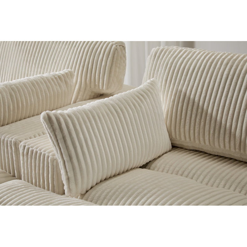 Double chaise longue d'intérieur, Blanc