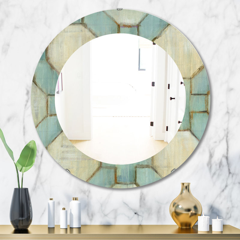 Miroir mural géométrique, H 31,5 po x l 23,7 po