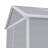 7 ft. 5 in. W x 6 ft. 5 in. D Plastic Reverse Apex Tool Shed
