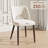  Modern Velvet Upholstered Dining Chair Side Chair with Wooden Legs-233511919