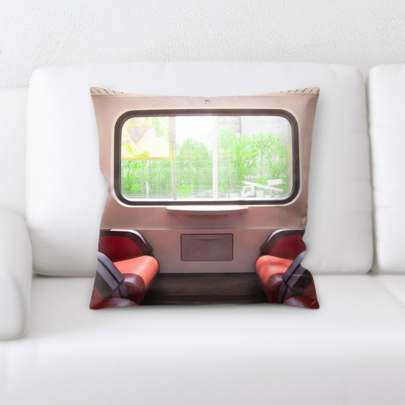 Microsuede Reversible Throw Pillow
