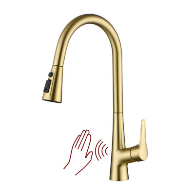 Robinet d'évier de cuisine rétractable Sumerain, robinet de cuisine mains libres sans contact, robinet de cuisine à capteur de mouvement de qualité commerciale