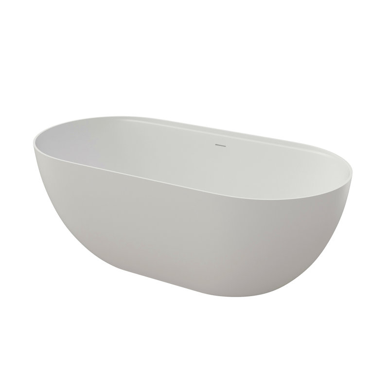 Baignoire profonde 59 "de qualité supérieure avec tablette en acrylique