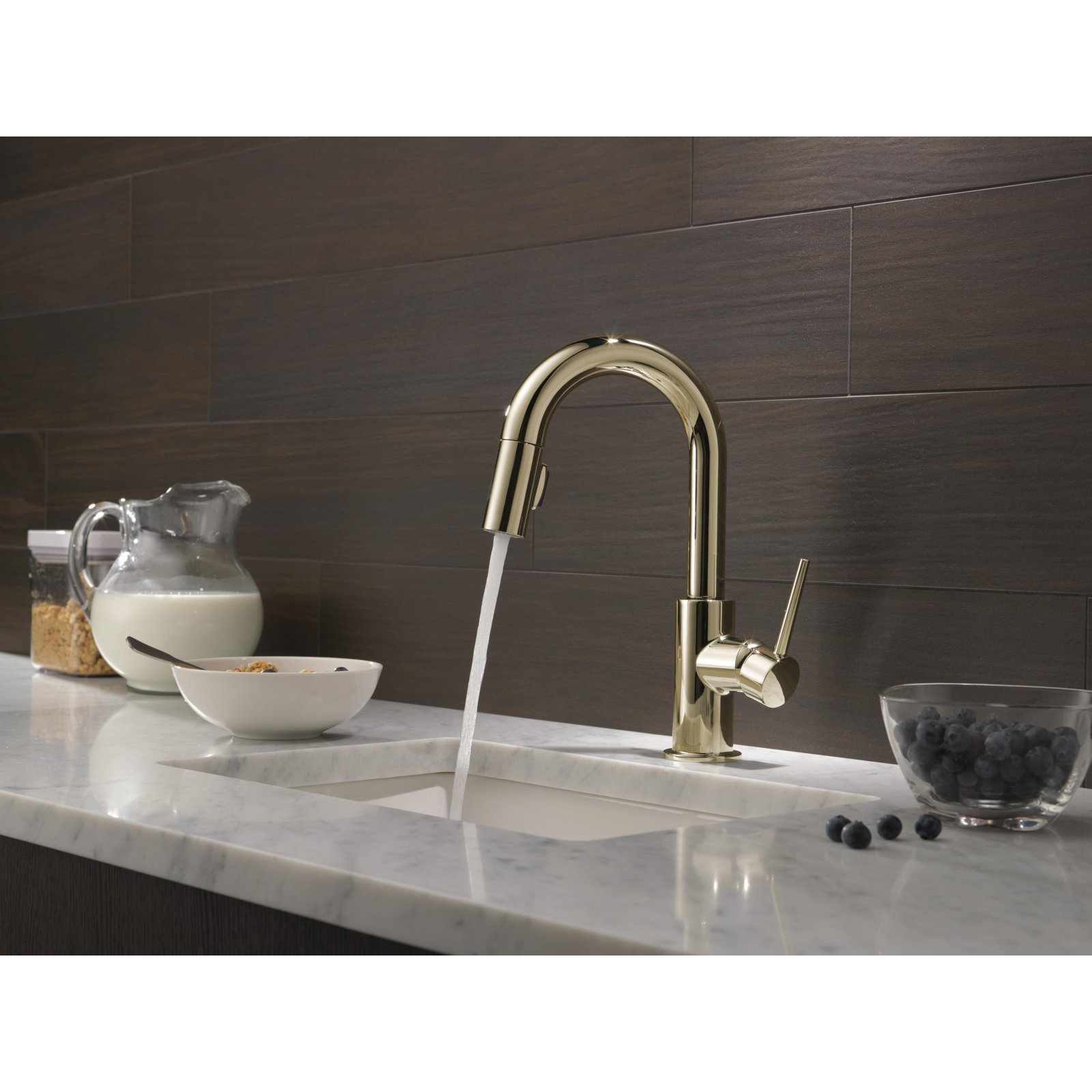 Trinsic Pull-Down Bar Faucet, Polished Nickel