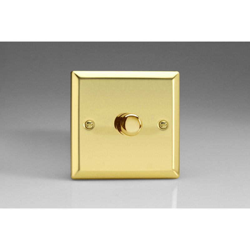 Wall Mounted Dimmer, Victorian Brass