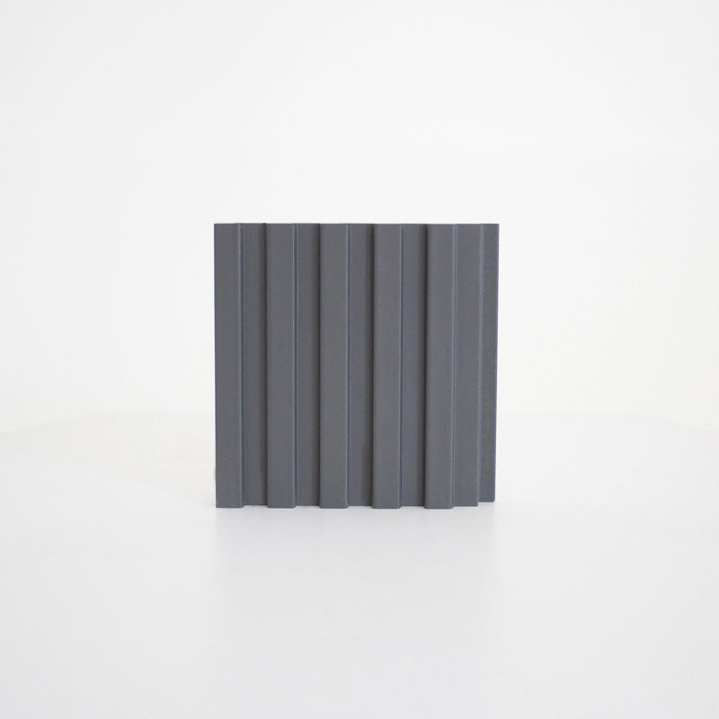 4.72 cm x 110.23 cm 3D Wall Panel, Dark Grey