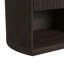 Ensemble de chambre à coucher grand lit 3 pièces Byerly UPH avec tissu blanc et brun foncé-1024302324-1011322979-1011322983