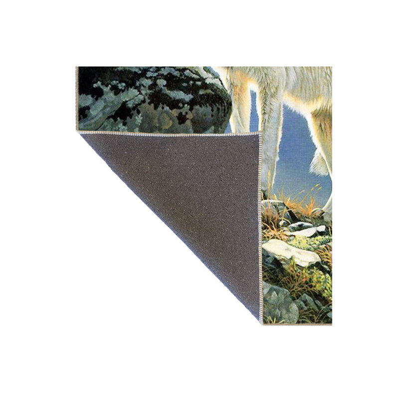 Tapis décoratif tissé à la machine, Sous-tapis rond 3 pi 3 po inclus