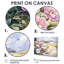 Pivoines le long de l'allée de la ferme I - Art mural pivoines - ensemble de 3-984145051-984145048-984145049