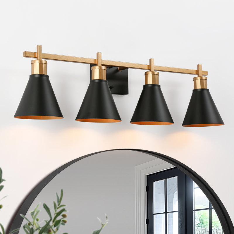 Éclairage de salle de bain à intensité variable 4 lumières Brooklyn-BB