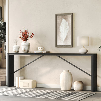 Ademara Console Table Long Sofa Table Behind Couch