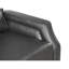Fauteuil inclinable à dossier poussoir de style transitionnel de couleur grise