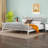 Upholstered Platform Bed with Headboard-367493765-367870348