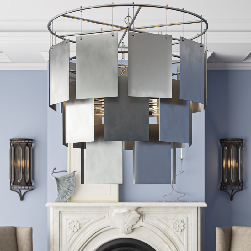 Oakland 4 - Light Chandelier, Stainless
