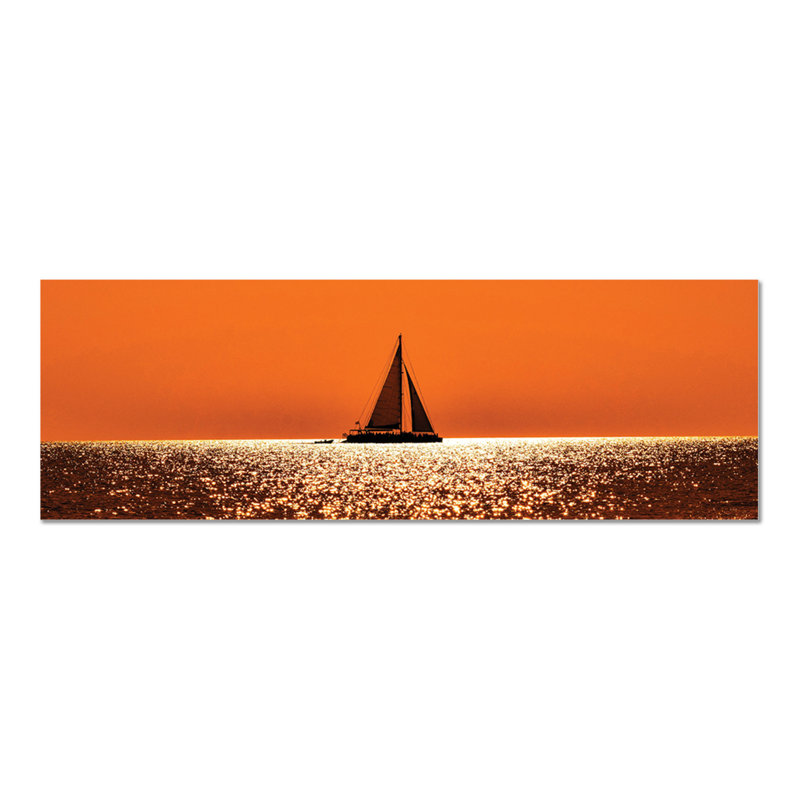 Orange Sunset by Giallobus - No Frame Painting