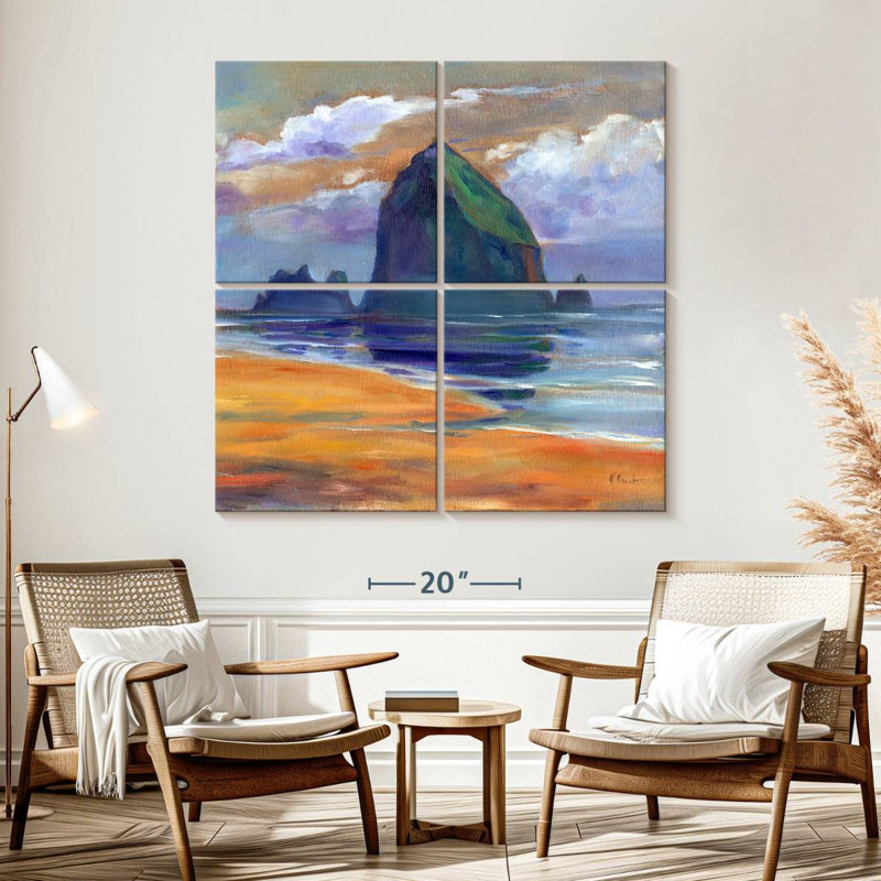 Gillard Haystack Rock Reflections, 57" H x 57" W