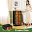 Commode 4 tiroirs 4 tiroirs avec rangement Mid-Century