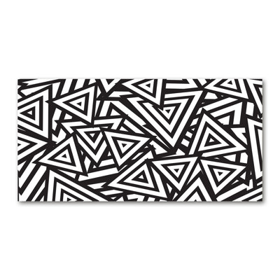 Triangles Background - Wrapped Canvas Print