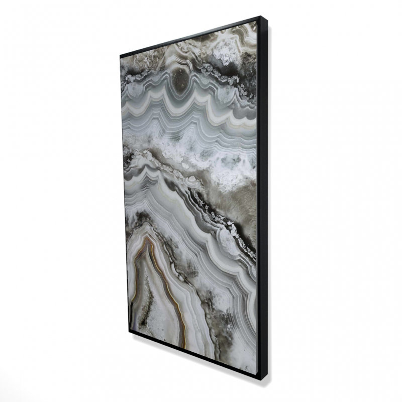 Abstract Geode Print On Canvas, H 48 po x l 36 po
