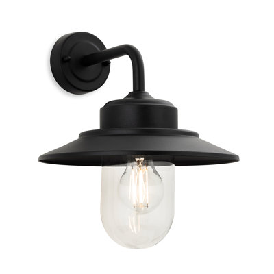 20cm H Outdoor Armed Sconce