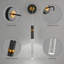 Appliques murales Luminaires muraux modernes à DEL Éclairage mural en cristal pour salle de bain